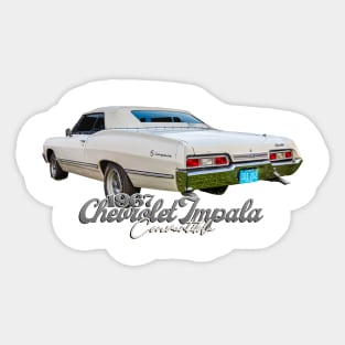 1967 Chevrolet Impala Convertible Sticker